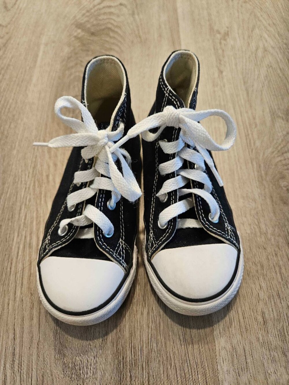 Kid's Converse High-Top Sneakers, Black, Size 10